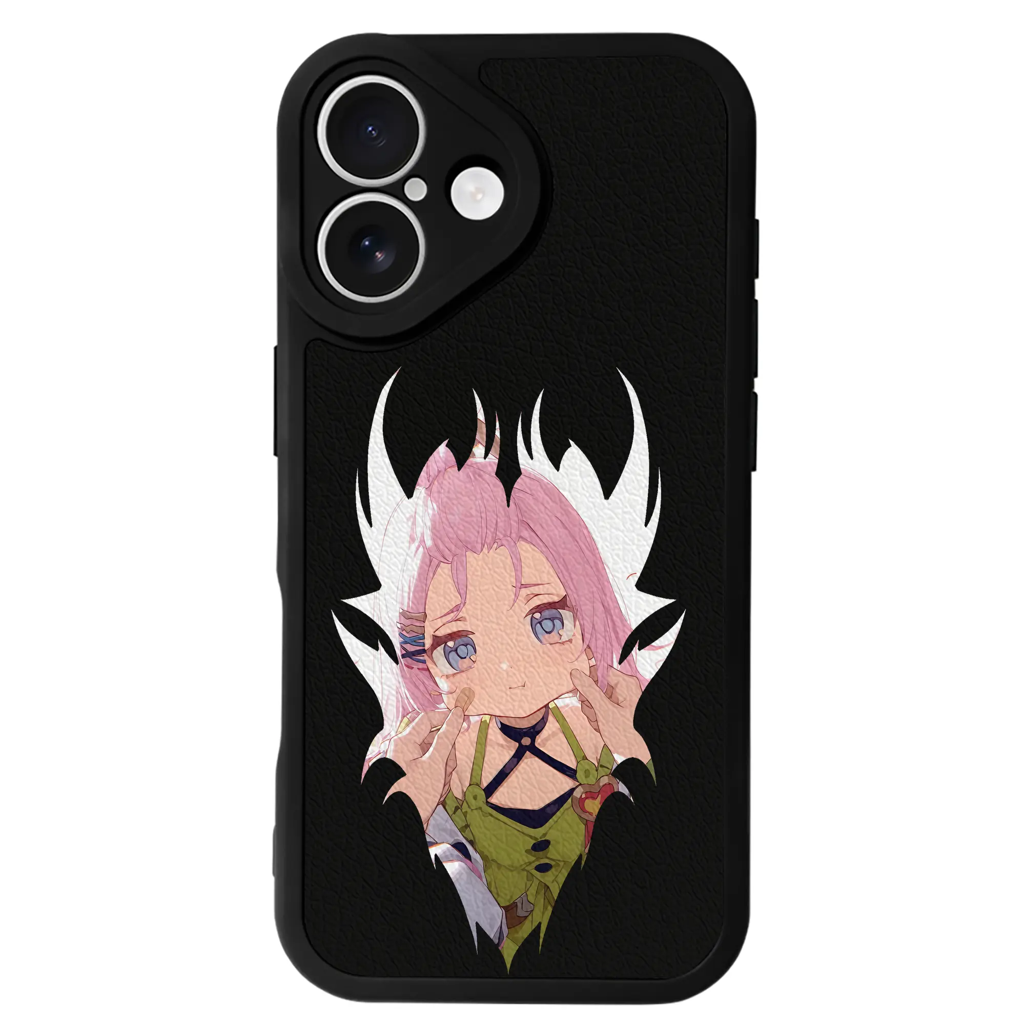 原 神 グッズ アイノ - IPhone 16シリーズ対応 ・ シリコンスマホケース ・ レザー調 ・ 高精度フィット ・ 耐衝撃 ・ ワイヤレス充電対応 ・ 精密カット